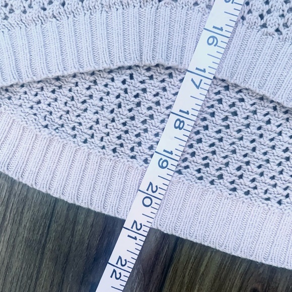 Anthropologie Wearing your heart on your Sleeve Dip Dye Ombré knit sweater - Picture 8 of 11